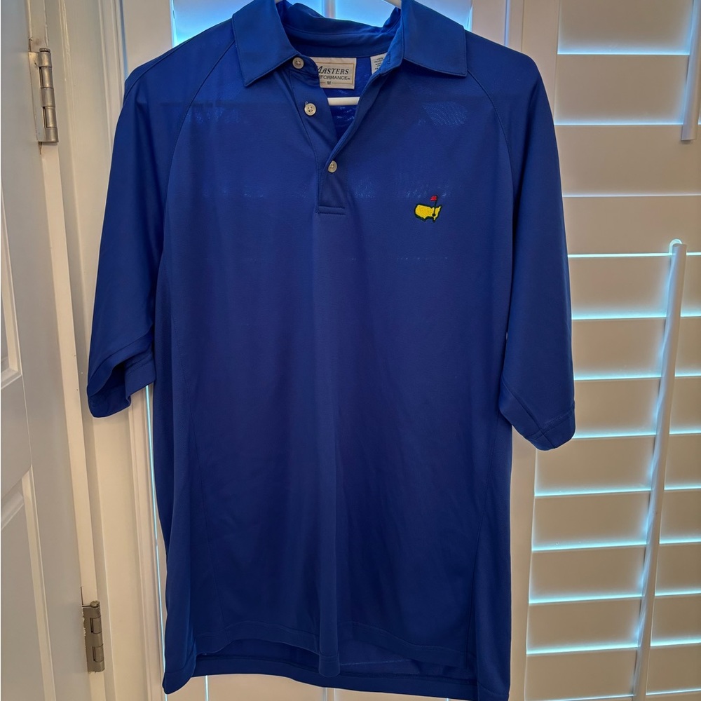 The Masters men’s performance golf shirt, size medium